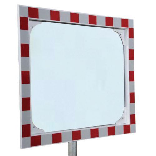 Espejo de seguridad antivaho - Vías privadas - 90°