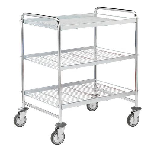 Carro con plataforma de rejilla - Capacidad 150 kg