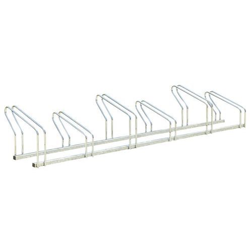 Soporte aparcabicicletas - Lado a lado - 4, 6 y 8 plazas - Manutan Expert