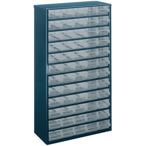 Cajonera organizadora Raaco de 56 cm - Altura de los cajones 4,1 cm
