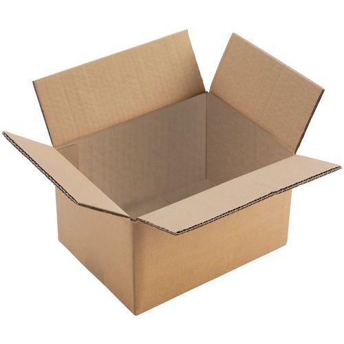 Caja de cartón reciclado - Corrugado doble - Manutan Expert