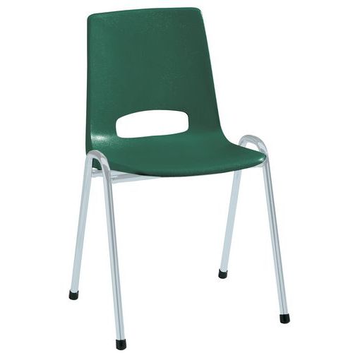 Silla monocasco de plástico - Verde