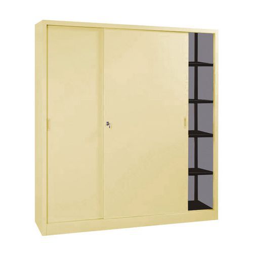 Armario para montar con puerta corredera - Alto - 180 cm de largo - Manutan Expert