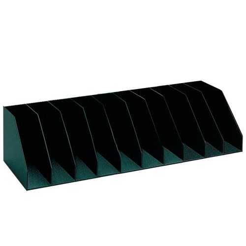 Clasificador vertical con separadores fijos para armarios - Negro - Paperflow Clasificador vertical con separadores fijos para armarios - Negro - Paperflow