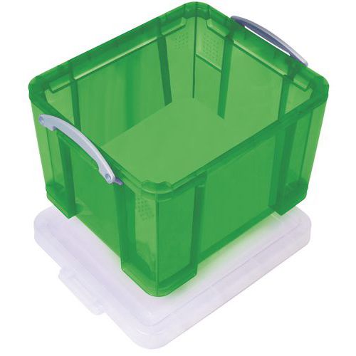Caja de almacenamiento - 480 mm de longitud - De 18 a 35 L - Modelo translúcido