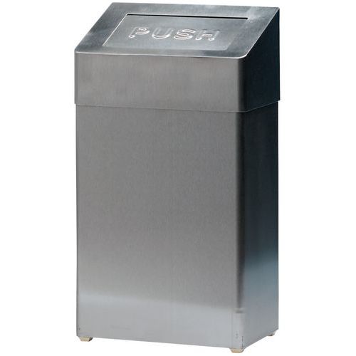 Cubo de basura metálico - 18 L Cubo de basura metálico - 18 L