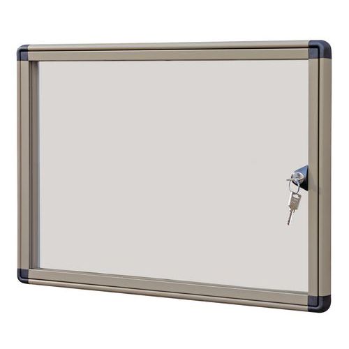 Vitrina de exterior Alcor - Fondo de aluminio - Puertas de plexiglás