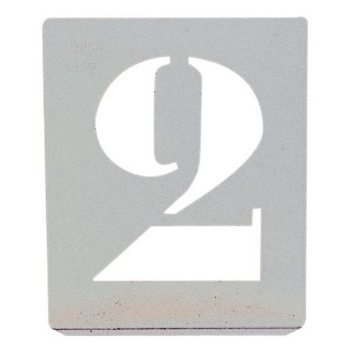 Plantilla de aluminio - Juego de 10 números