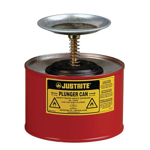 Recipiente humedecedor - Capacidad de 0,5 a 4 L