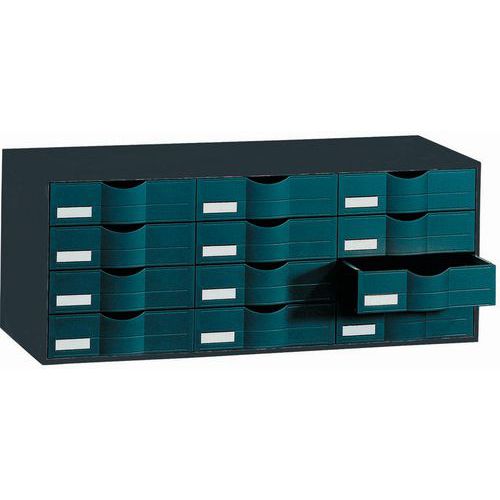 Cajonera 3 columnas - Negro - Paperflow