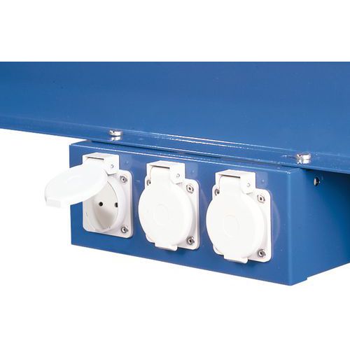 Caja eléctrica para banco de trabajo Caja eléctrica para banco de trabajo