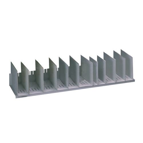 Clasificador vertical con separadores desmontables para armarios - Gris - Paperflow