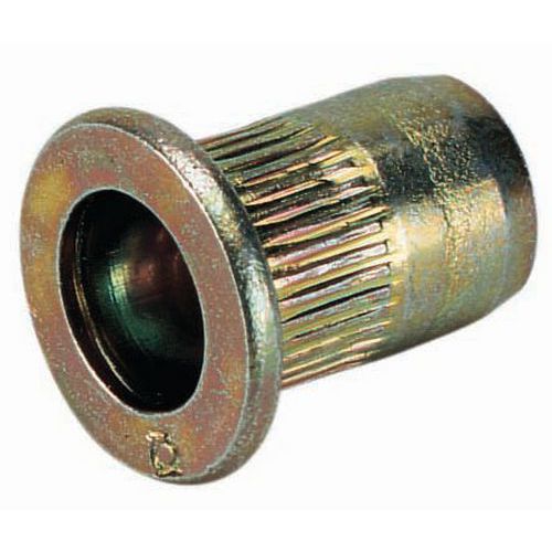 Tuercas encastradas RIVKLE®Plus - Cabeza plana de acero