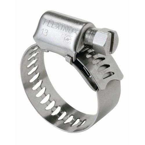 Abrazadera de sujeción de banda calada Serflex - Anchura 14 mm