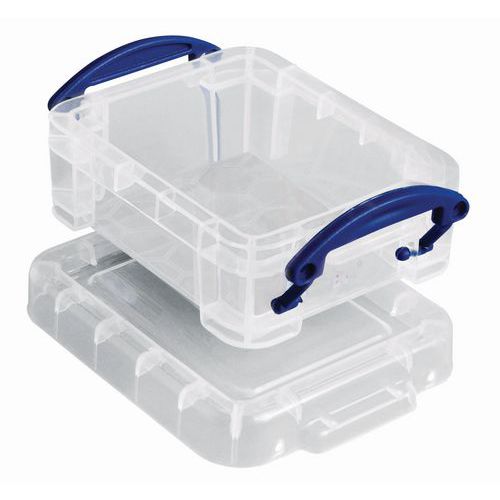 Caja de organización - 90 mm de longitud - De 0,07 a 0,14 L - Modelo translúcido - Lote de 5 Caja de organización - 90 mm de longitud - De 0,07 a 0,14 L - Modelo translúcido - Lote de 5