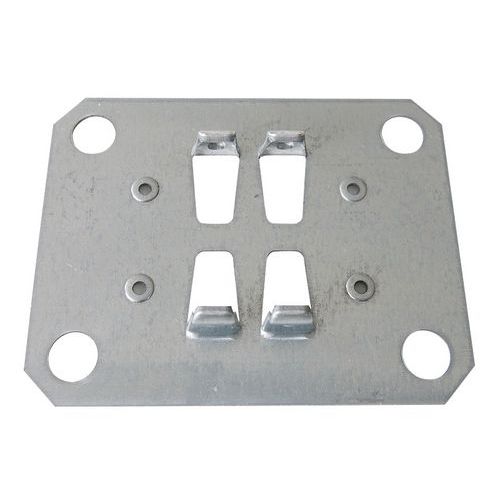 Pletina de pie de escalera - Anclaje doble - Schulte