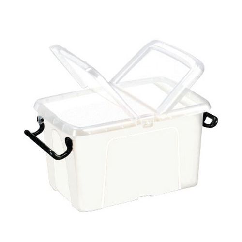 Caja de organización Strata - Tapa de doble solapa - De 0,4 a 65 L