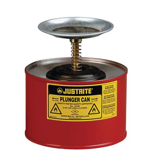 Recipiente humedecedor - Capacidad de 0,5 a 4 L