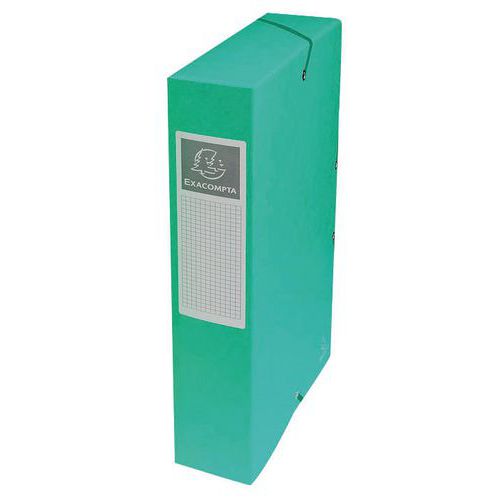 Caja clasificadora dorso 60 Exabox de cartulina satinada A4