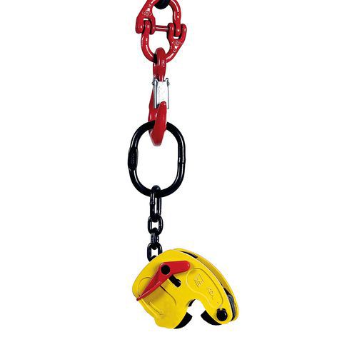 Pinza para chapas - Carga de 750 a 3.000 kg - Elevación y volteo