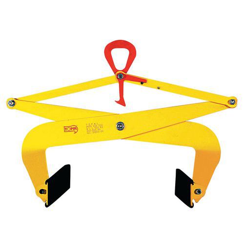 Pinza de sujeción semiautomática - Capacidad de 500 a 1000 kg