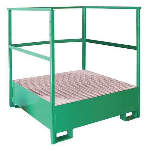 Cubeta colectora metálica vertical - 220 y 440 L - Sameto Technifil