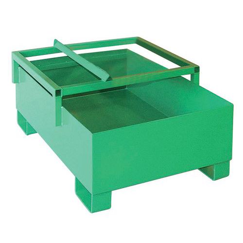 Cubeta colectora de acero horizontal - 220 L - Sameto Technifil