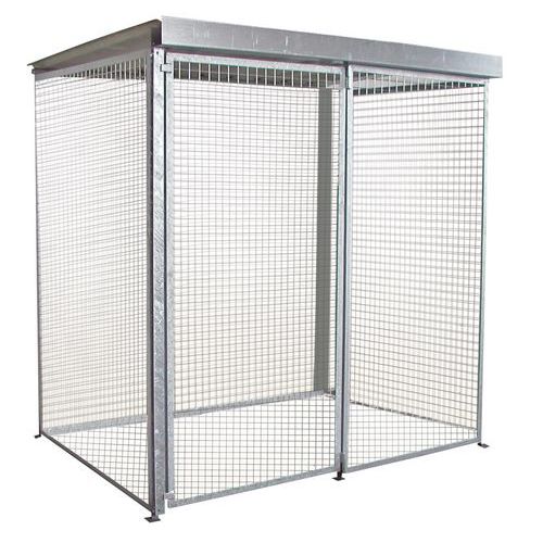 Cabina de almacenamiento para bombonas de gas - 2 puertas