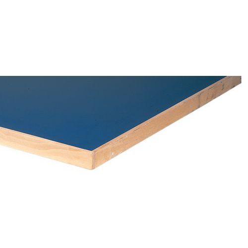 Plataforma de banco - Formica azul