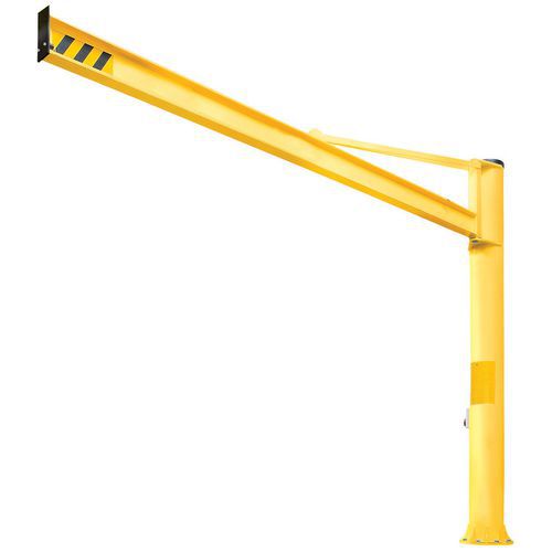 Grúa pivotante de columna con brazo triangular - Carga 500 kg