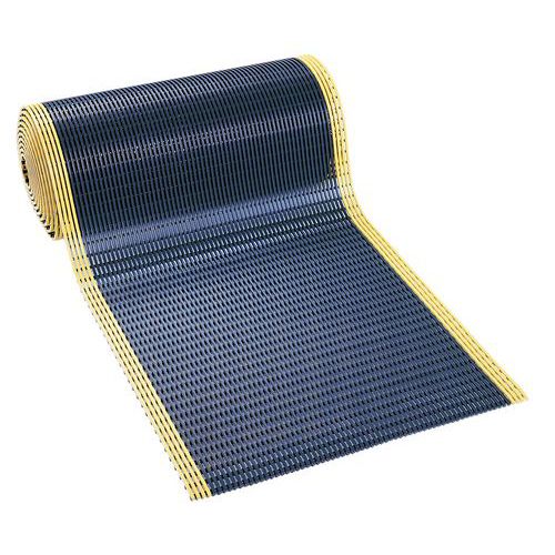 Rejilla flexible, antideslizante y antifatiga con borde Vynagrip - Rollo - Plastex Rejilla flexible, antideslizante y antifatiga con borde Vynagrip - Rollo - Plastex