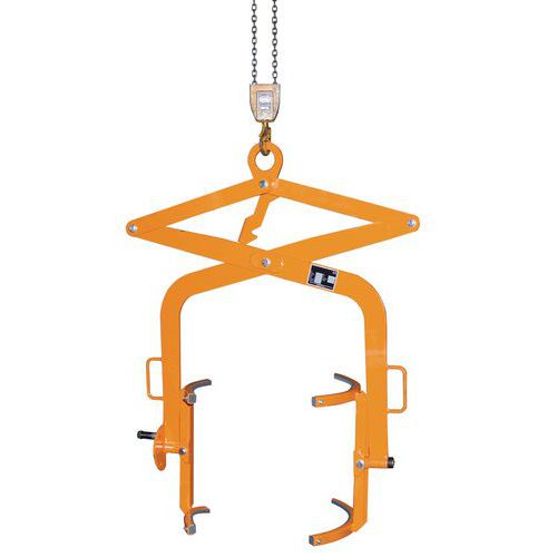Pinza para bidón - Capacidad de 100 a 300 kg