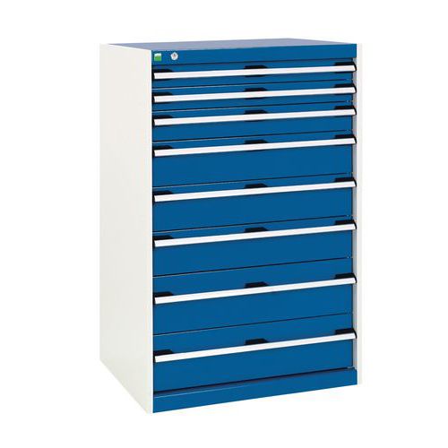 Armario de taller con cajones Bott SL-86 - Altura 120 cm