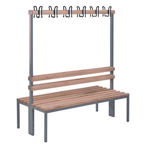 Banco colgador madera CP - 8 a 16 colgadores - Doble cara