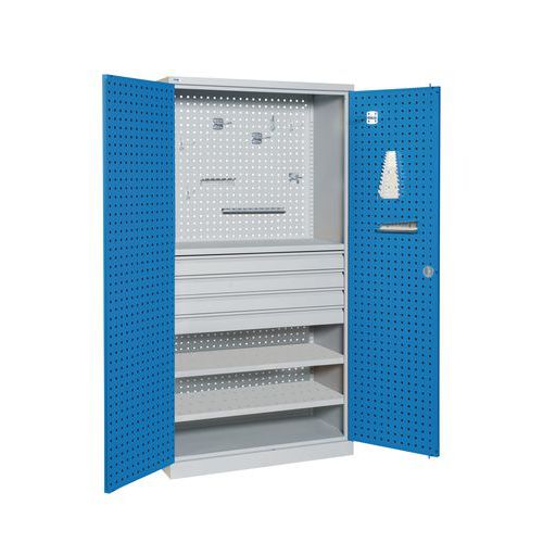 Armario de taller con cajones
