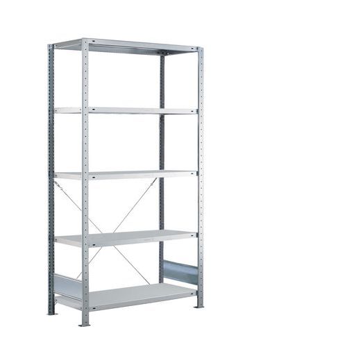 Estantería ligera Easy-Fix - Acabado galvanizado - Schulte