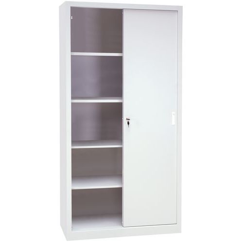 Armario alto con puertas correderas CH - Anchura 150 cm - Manutan Expert
