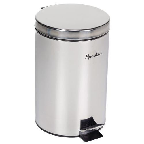 Papelera de sanitario inox. con pedal Manutan Expert Papelera de sanitario inox. con pedal Manutan Expert
