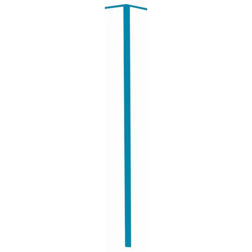 Poste de ángulo para cerramientos de taller de melamina