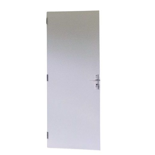 Puerta batiente para cerramiento de taller de melamina - Panel macizo - Altura 3,03 m