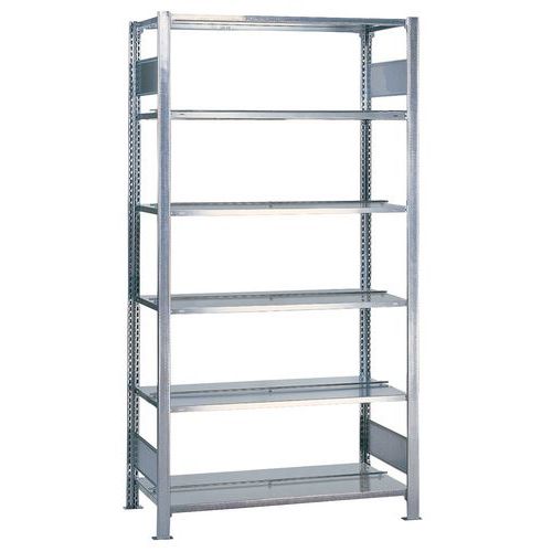 Estantería Aristo-Clip - Profundidad 600 mm - Doble acceso - Schulte