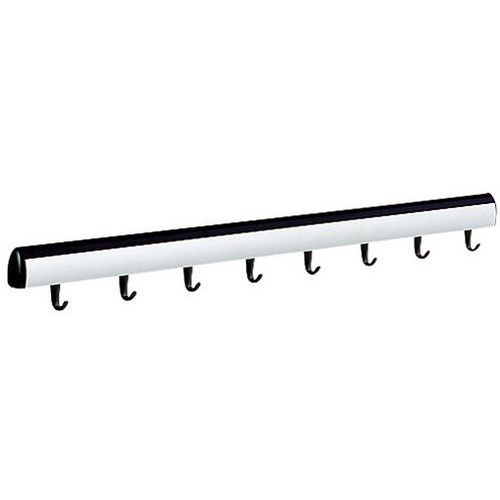 Perchero mural Allure, modelo 1 - Negro - Gardelux