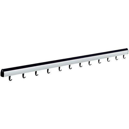 Perchero mural Allure, modelo 1 - Negro  - Gardelux