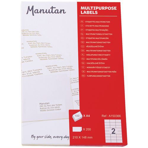 Etiquetas multifunción - Manutan Expert