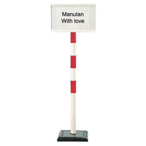 Poste con panel informativo A4 PVC - Premium Poste con panel informativo A4 PVC - Premium