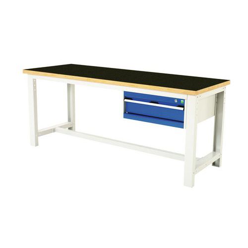 Banco de trabajo Cubio con 1 cajón - Ancho 200 cm - Arphenol