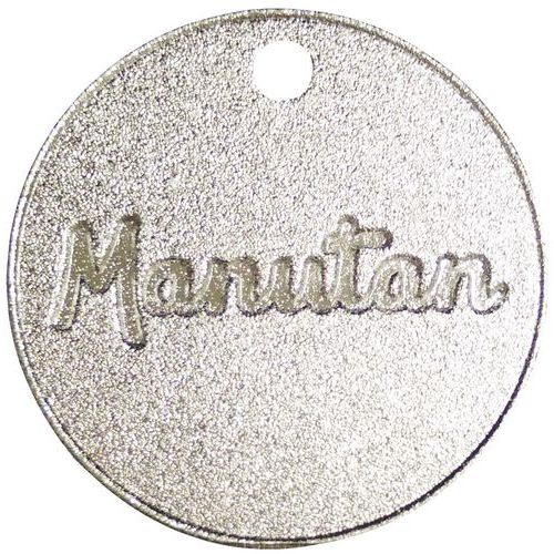 Ficha numerada de 001 a 300 - Aluminio 30 mm - 100 unidades - Manutan Expert
