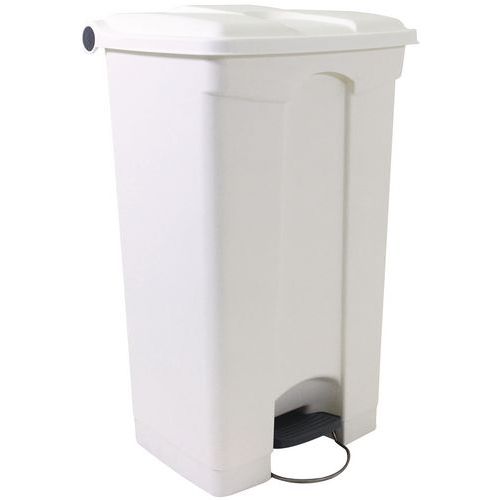 Cubo de basura de plástico para uso agroalimentario - 90 L - Manutan Expert Cubo de basura de plástico para uso agroalimentario - 90 L - Manutan Expert
