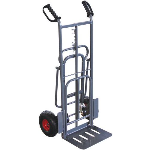 Combinación de carro y carretilla - 3 posiciones - Capacidad 250 kg - Manutan