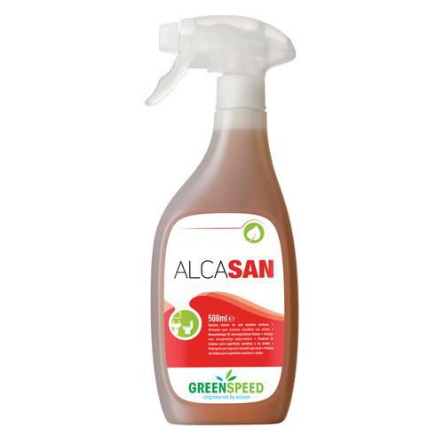 Limpiador alcalino para sanitarios Alcasan - Spray 500 mL - Greenspeed